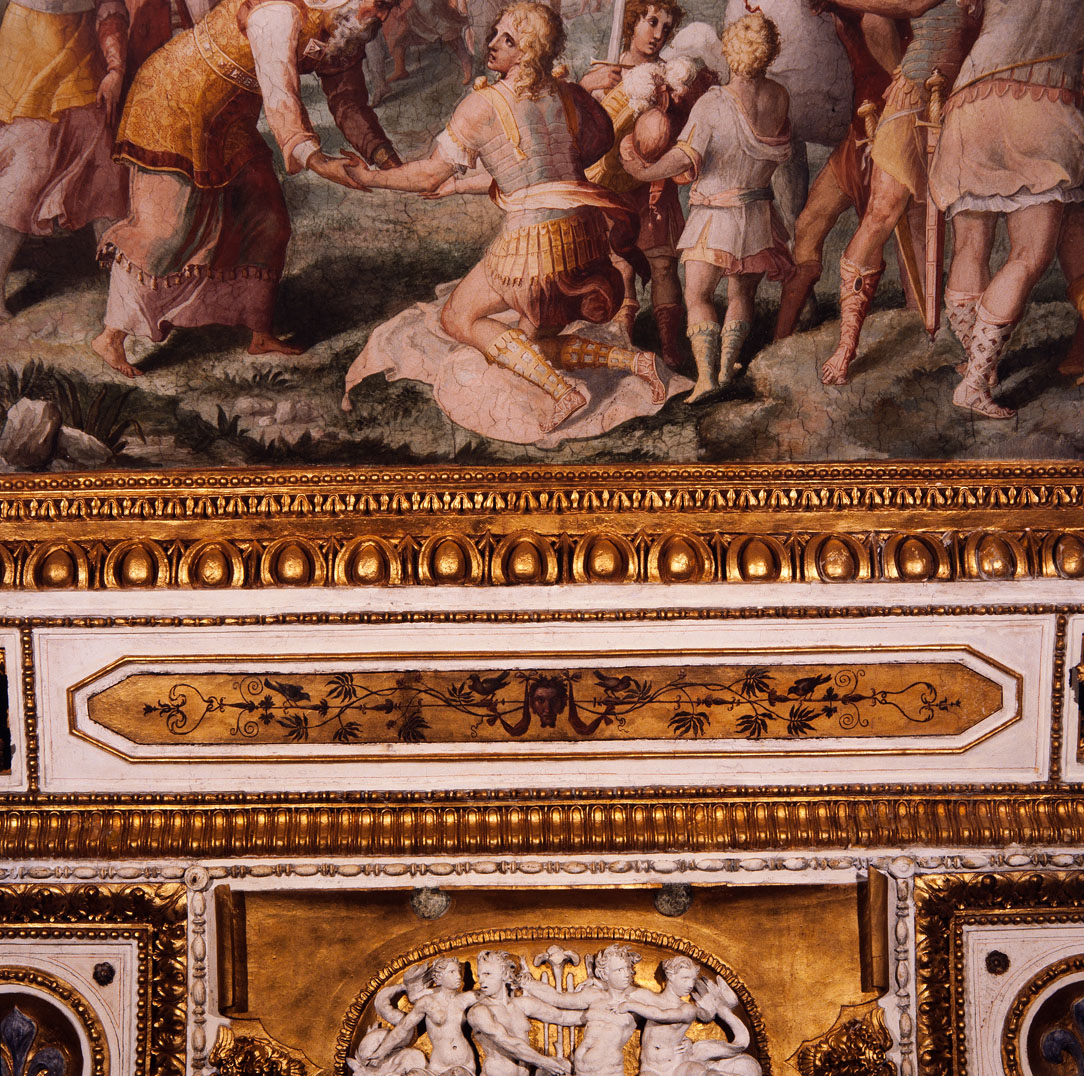 Decorazione a grottesca (dipinto, serie) di Bonaccorsi Pietro detto Perin del Vaga (e aiuti) (sec. XVI)