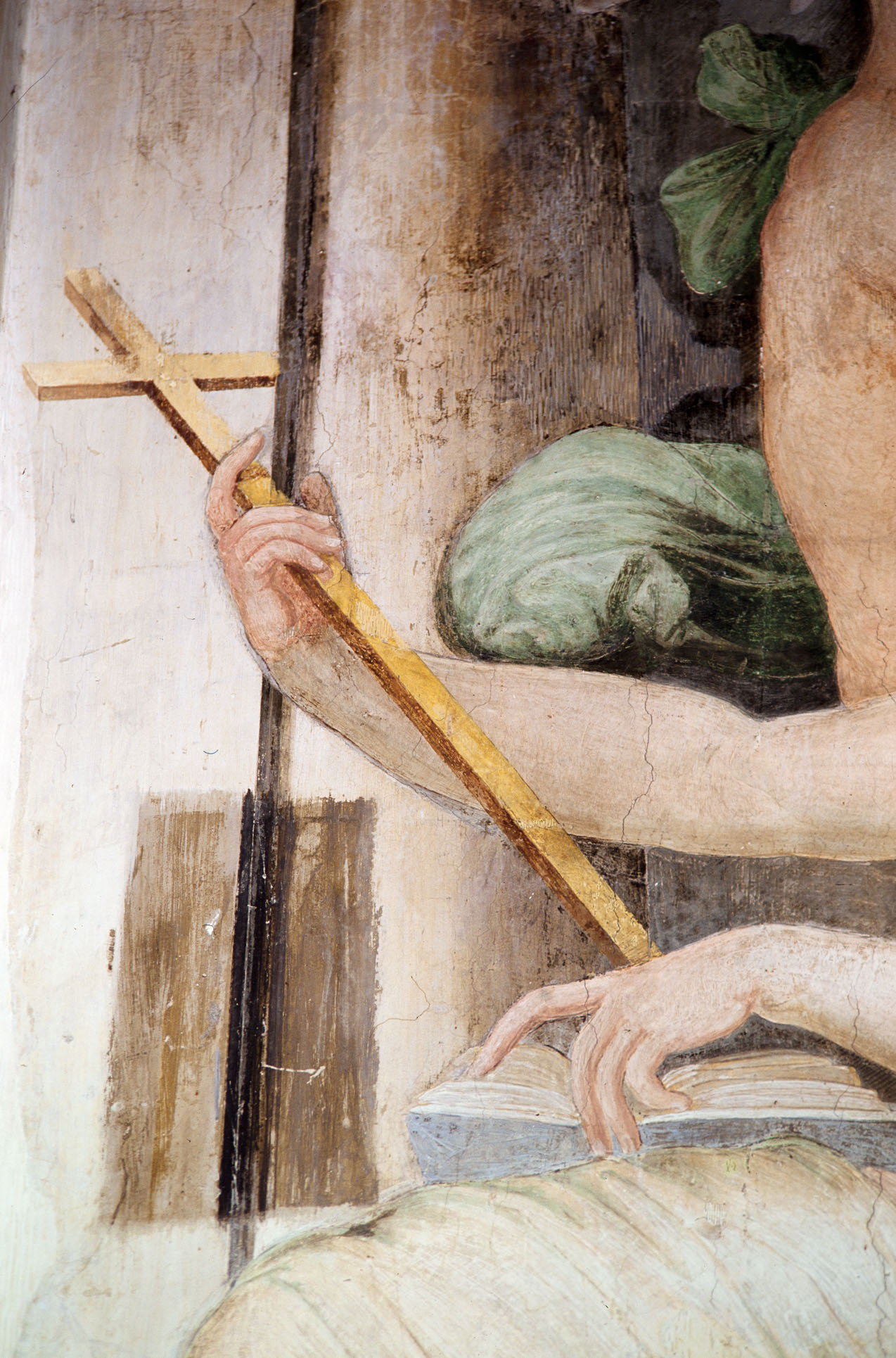 Fede e Religione (dipinto murale, elemento d'insieme) di Rietti Domenico da Figline detto Zaga (attribuito), Bonaccorsi Pietro detto Perin del Vaga (sec. XVI) 