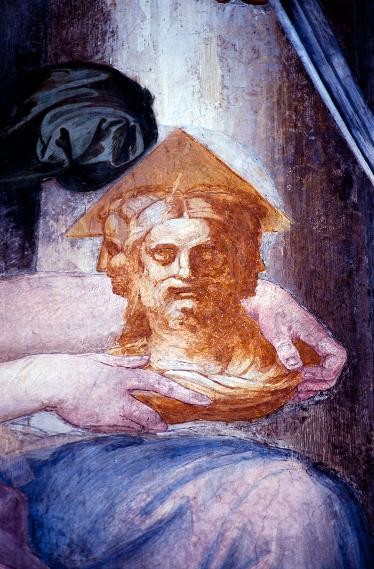 Fede e Religione (dipinto murale, elemento d'insieme) di Rietti Domenico da Figline detto Zaga (attribuito), Bonaccorsi Pietro detto Perin del Vaga (sec. XVI)
