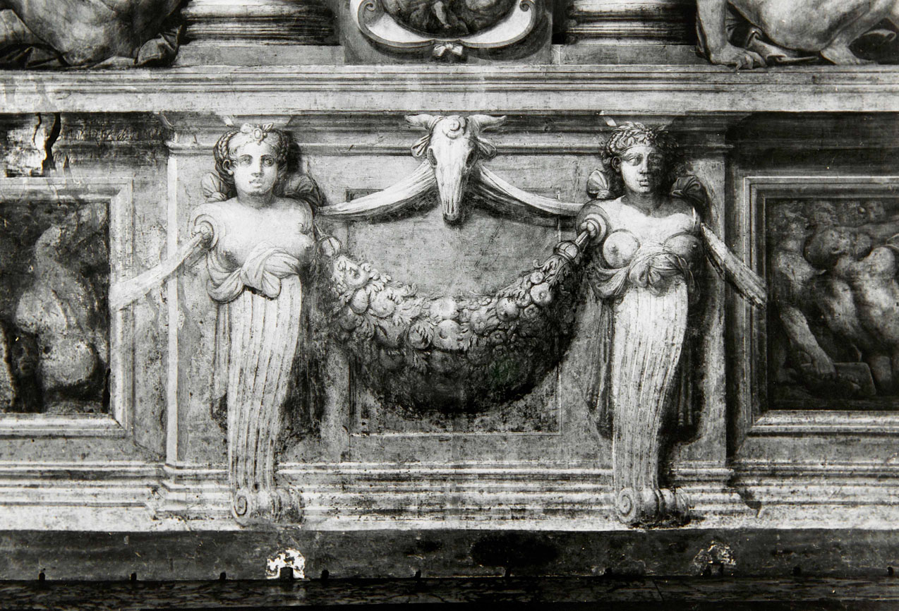 Erme (dipinto murale, serie) di Bonaccorsi Pietro detto Perin del Vaga (e aiuti) (sec. XVI) 