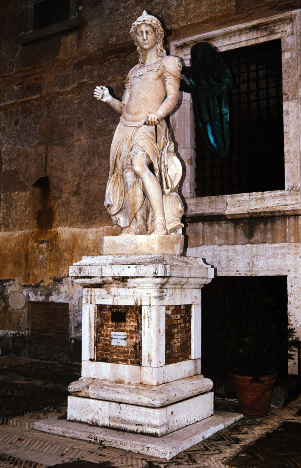 San Michele Arcangelo (statua) di Raffaello da Montelupo (secondo quarto sec. XVI) 