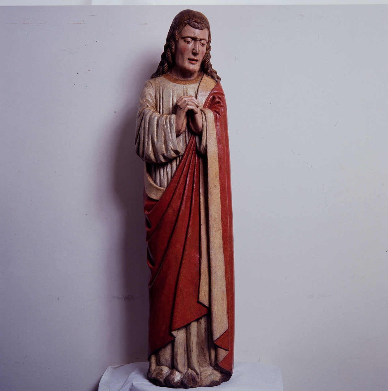 San Giovanni Evangelista (scultura) - ambito lombardo-piemontese (seconda metà sec. XV)