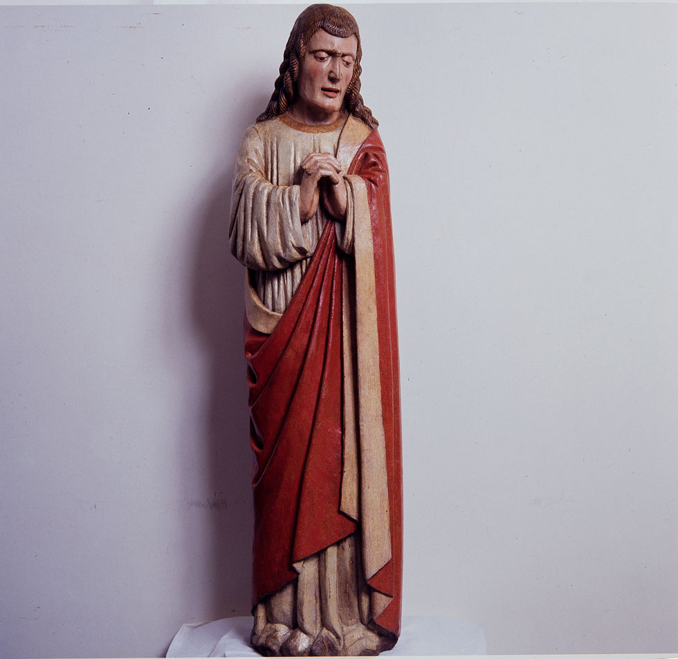 San Giovanni Evangelista (scultura) - ambito lombardo-piemontese (seconda metà sec. XV)