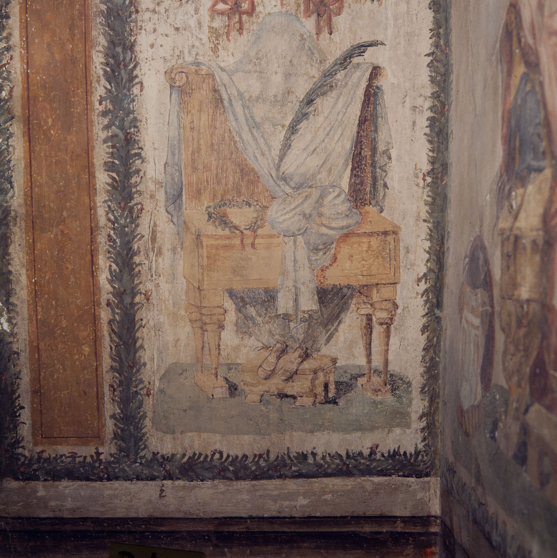 Trono con le vesti di Nike (dipinto murale, serie) di Pippi Giulio detto Giulio Romano, Giovanni da Udine detto Giovanni Ricamatore (sec. XVI)