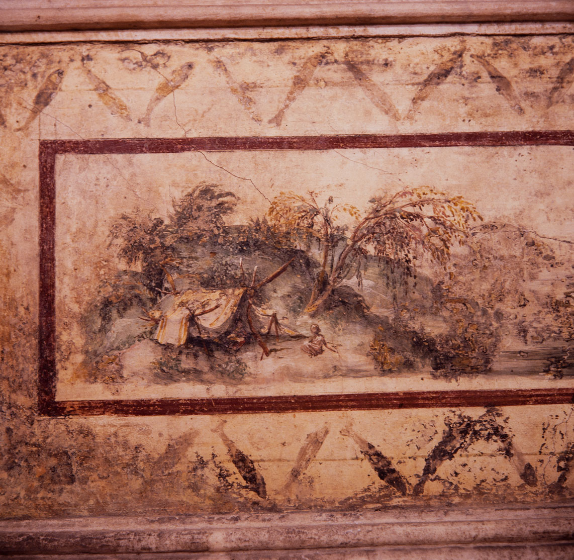 Paesaggi (dipinto murale, serie) di Pippi Giulio detto Giulio Romano, Giovanni da Udine detto Giovanni Ricamatore (sec. XVI) 