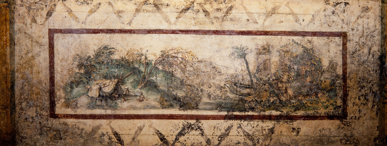 Paesaggi (dipinto murale, serie) di Pippi Giulio detto Giulio Romano, Giovanni da Udine detto Giovanni Ricamatore (sec. XVI) 