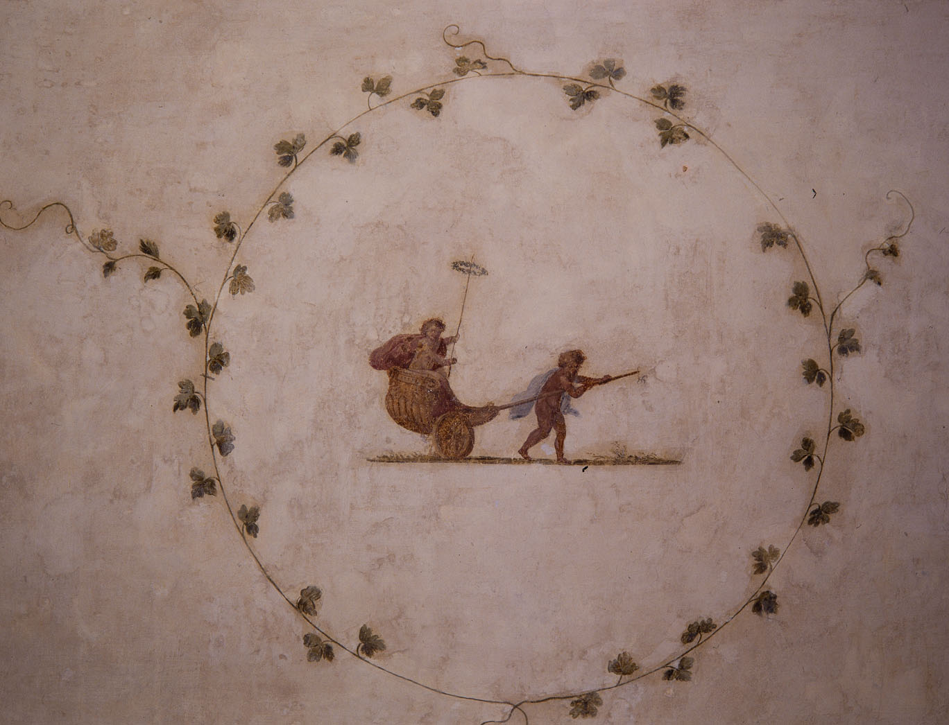 putti (dipinto murale) - ambito romano (sec. XVIII)