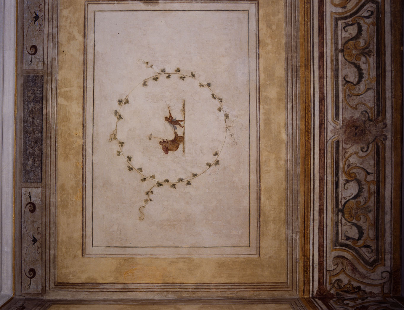 putti (dipinto murale, complesso decorativo) - ambito romano (sec. XVIII)