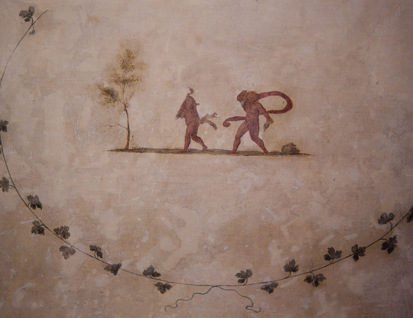 putti (dipinto murale) - ambito romano (sec. XVIII)