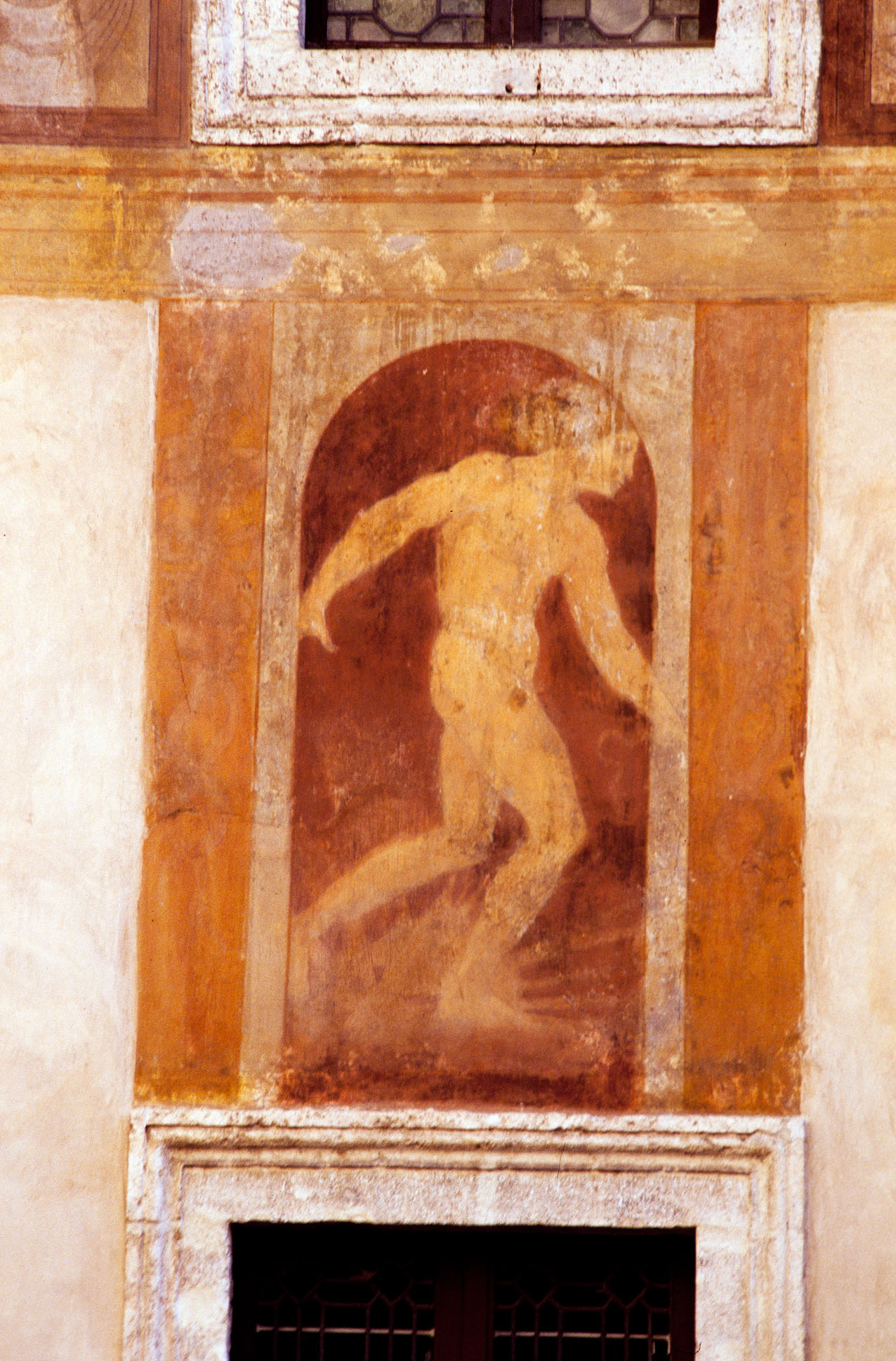 Divinità (dipinto murale) di Rietti Domenico da Figline detto Zaga (sec. XVI)