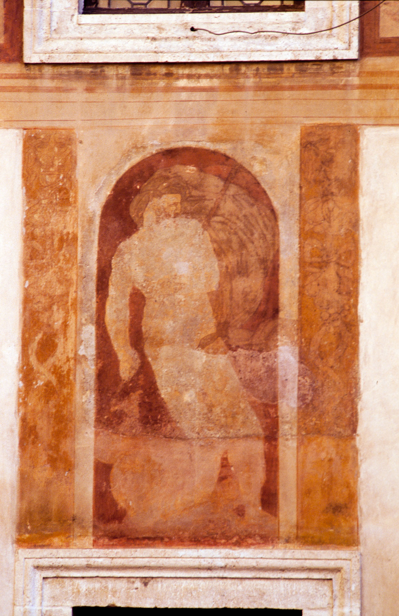 Divinità (dipinto murale) di Rietti Domenico da Figline detto Zaga (sec. XVI)