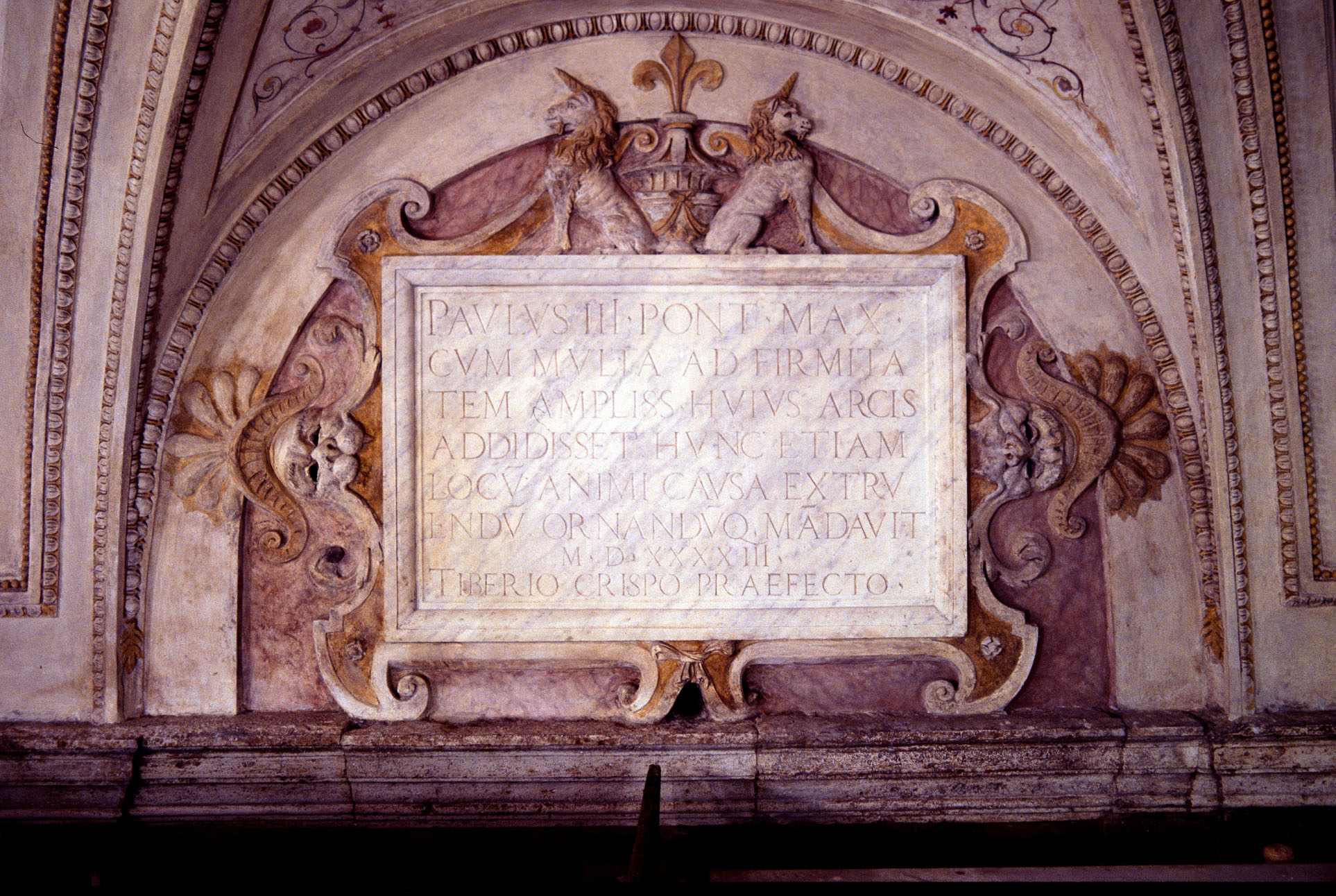decorazione plastica di Siciolante Girolamo (sec. XVI)