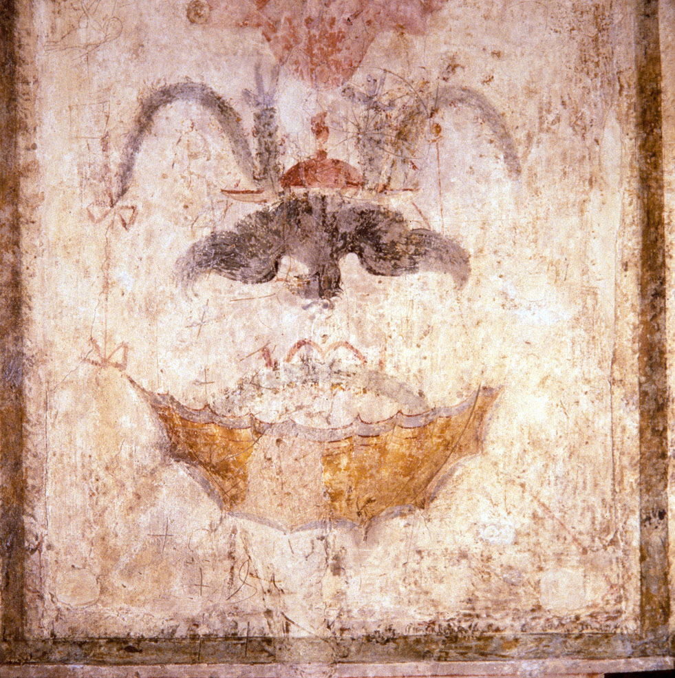 Trono con le vesti di Giove (dipinto murale, serie) di Pippi Giulio detto Giulio Romano, Giovanni da Udine detto Giovanni Ricamatore (sec. XVI)
