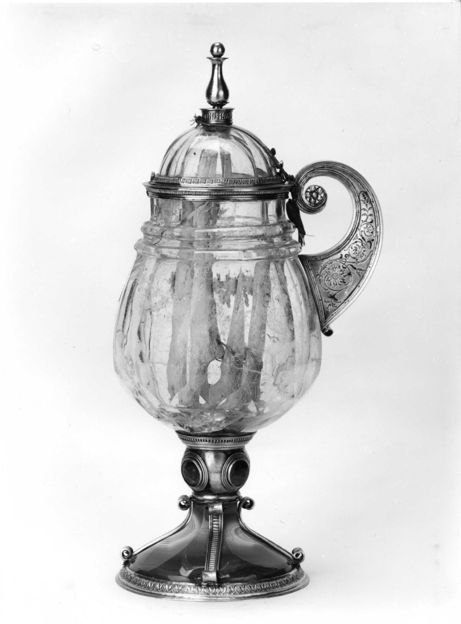 motivo decorativo zoomorfo (reliquiario - a vaso) - bottega veneziana, bottega francese (?) (sec. XV)