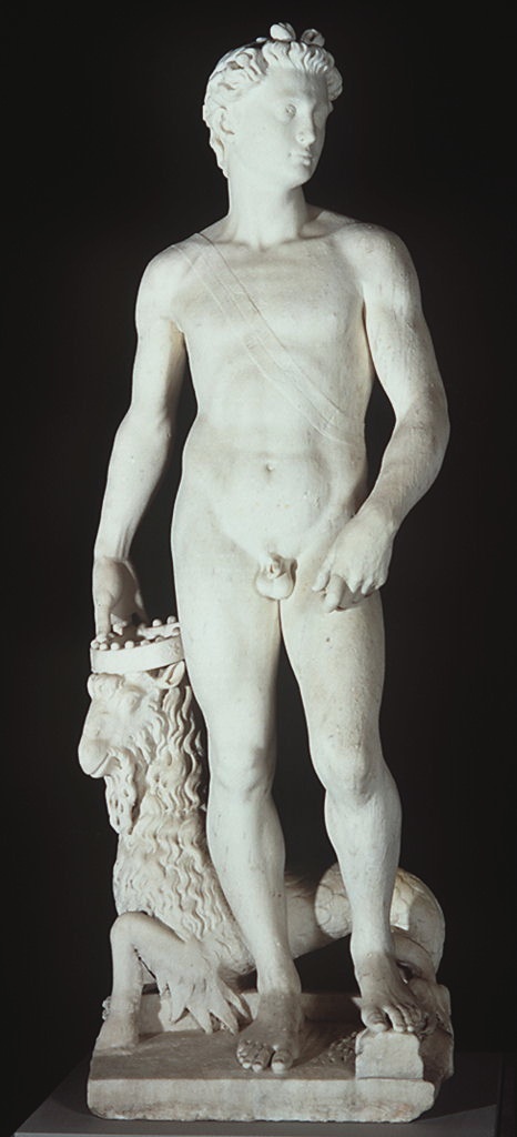 Apollo con l'impresa di Cosimo I (statua) di Poggini Domenico (sec. XVI)
