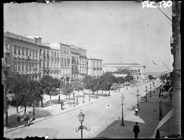 Bari - Corso Vittorio Emanuele II (negativo) di Rossi, Giovanni Battista (inizio XX)