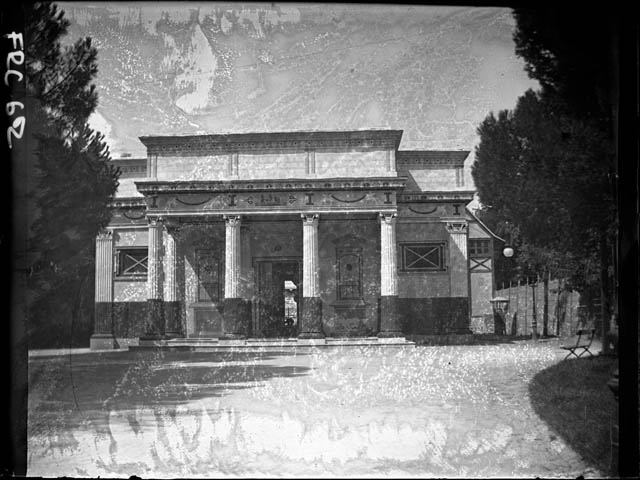 Napoli - villa in stile pompeiano (negativo) di Rossi, Giovanni Battista (XX)