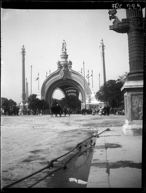 Parigi - Esposizione Universale del 1900 - Porta Monumentale della Concordia (negativo) di Rossi, Giovanni Battista (XX)