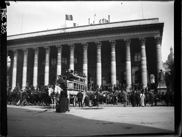 Parigi - La Bourse (negativo) di Rossi, Giovanni Battista (XX)