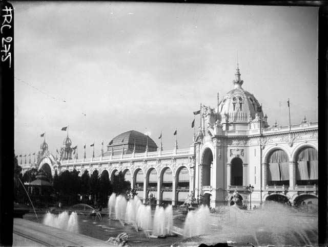 Parigi - Esposizione Universale - Champ de Mars (negativo) di Rossi, Giovanni Battista (XX)
