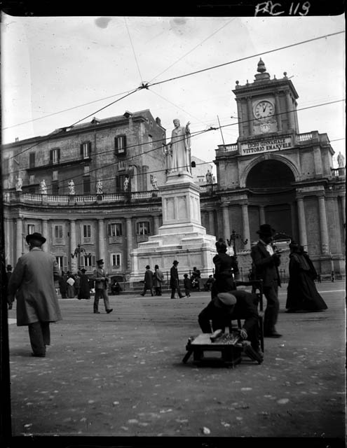 Napoli - Collegio del Gesù Vecchio - monastero di San Sebastiano (negativo) di Rossi, Giovanni Battista (XX)
