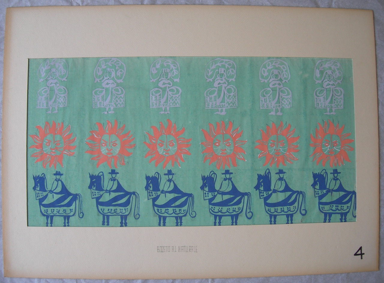 disegno preparatorio di Costantini Iris (sec. XX)