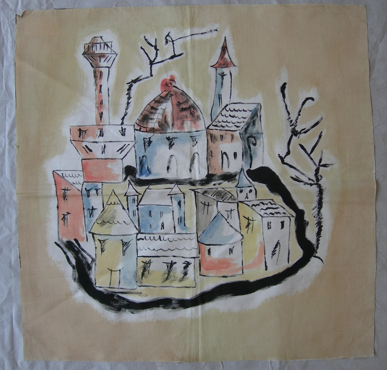 tessuto - ambito fiorentino (sec. XX)