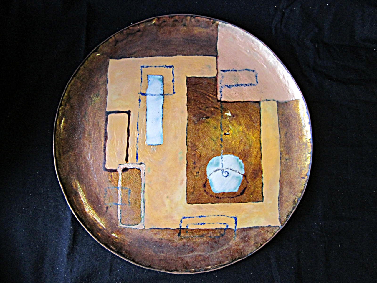 piatto, opera isolata di Cilio Giovanni (metà sec. XX)