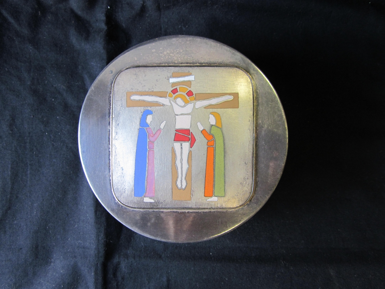 crocifissione (scatola, opera isolata) di Sandonà Aurelio (terzo quarto sec. XX)