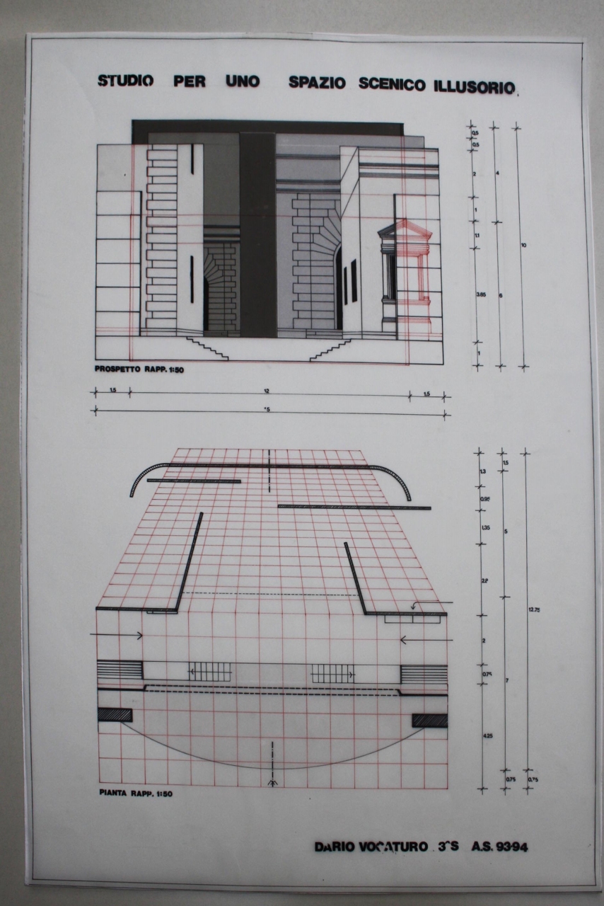 Mandragola (disegno per scenografia) di Vocaturo Dario (fine sec. XX)