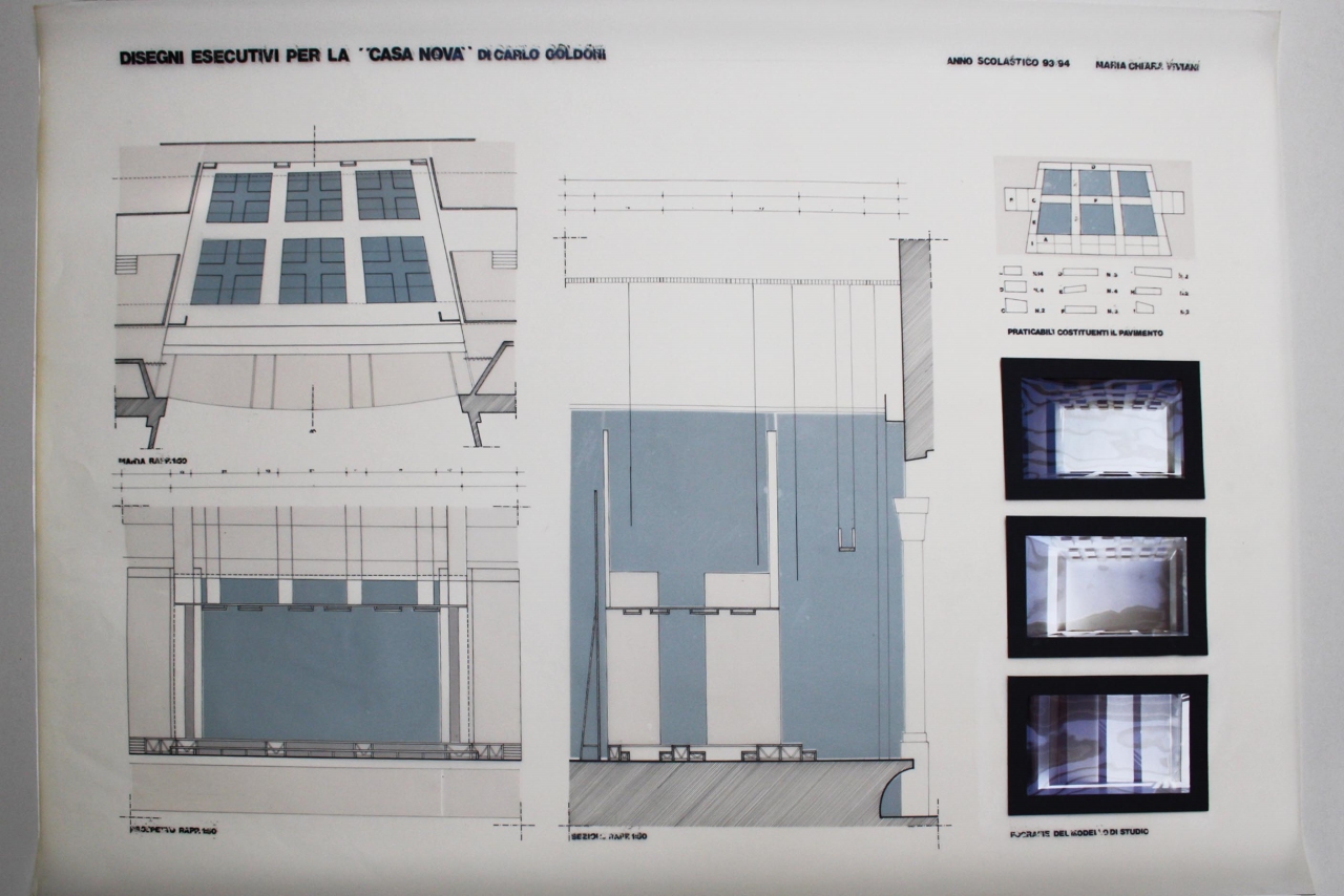 La Casa Nova (disegno per scenografia) di Viviani Maria Chiara (fine sec. XX)