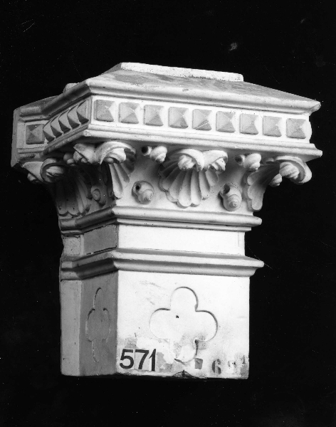 motivi decorativi (calco) di Lelli Oronzio (bottega) (ultimo quarto sec. XIX)