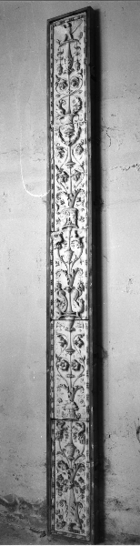 motivi decorativi a grottesche (calco) di Lelli Oronzio (bottega) (ultimo quarto sec. XIX)