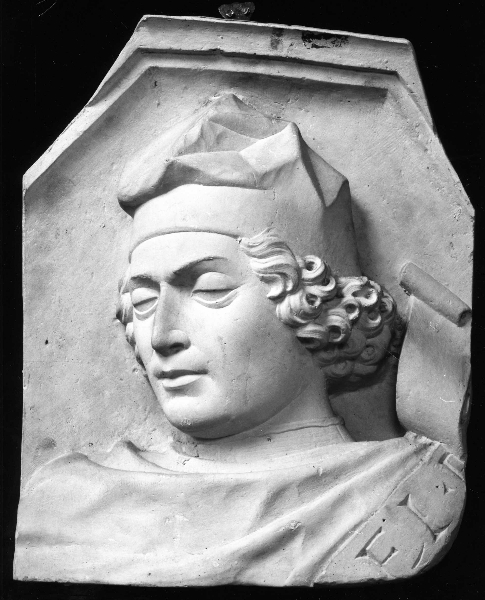 testa di profeta (calco) di Lelli Oronzio (bottega) (ultimo quarto sec. XIX)