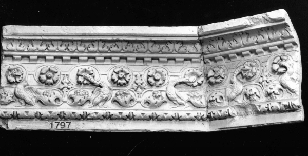 motivi decorativi vegetali e animali (calco) di Lelli Oronzio (bottega) (ultimo quarto sec. XIX)