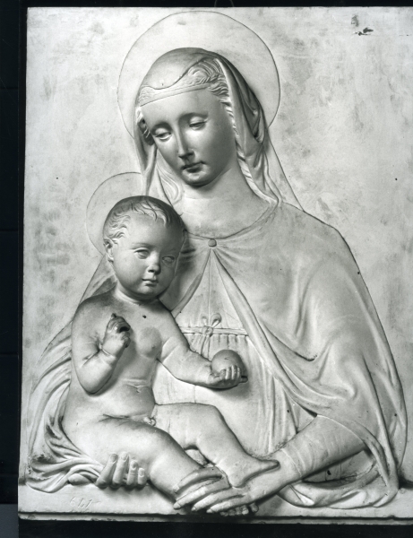Madonna con Bambino (calco) di Lelli Giuseppe (bottega) (ultimo quarto sec. XIX)