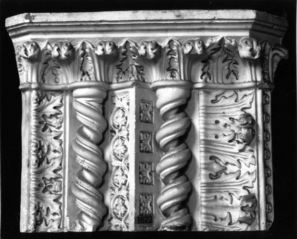 motivi decorativi a foglie d'acanto (calco) di Campi Carlo (bottega) (secc. XIX/ XX)