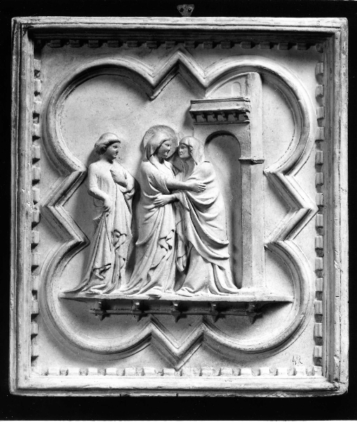 visitazione (calco) di Lelli Oronzio (bottega) (ultimo quarto sec. XIX)