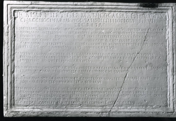 decreto pubblico (calco) di Laboratorio Istituto Statale d'Arte (secondo quarto sec. XX)