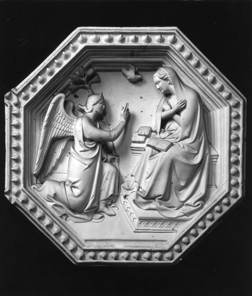 Annunciazione (calco) di Lelli Oronzio (bottega) (ultimo quarto sec. XIX)