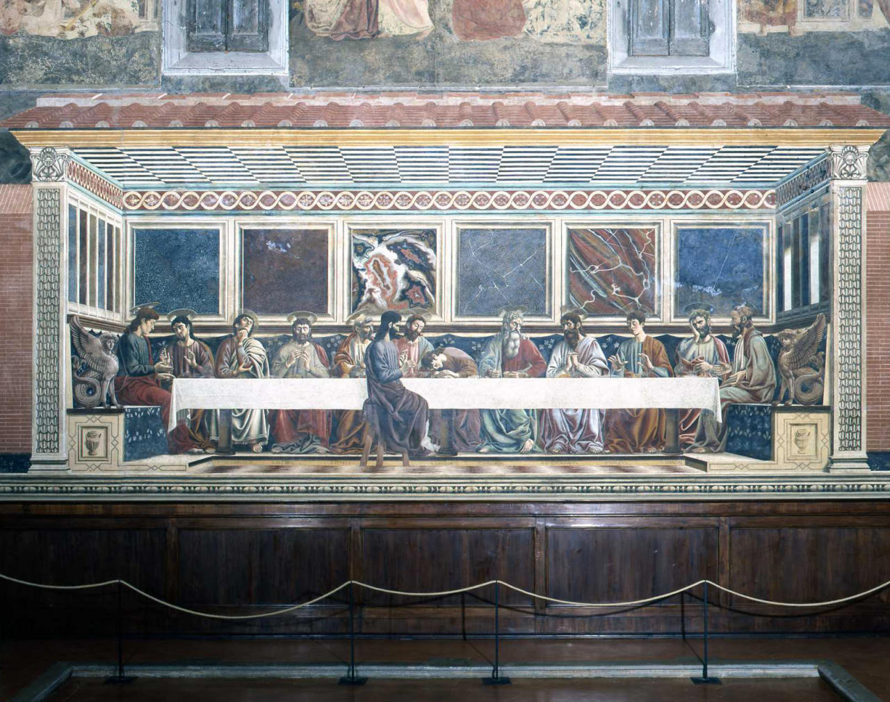 ultima cena (dipinto) di Andrea del Castagno (sec. XV)