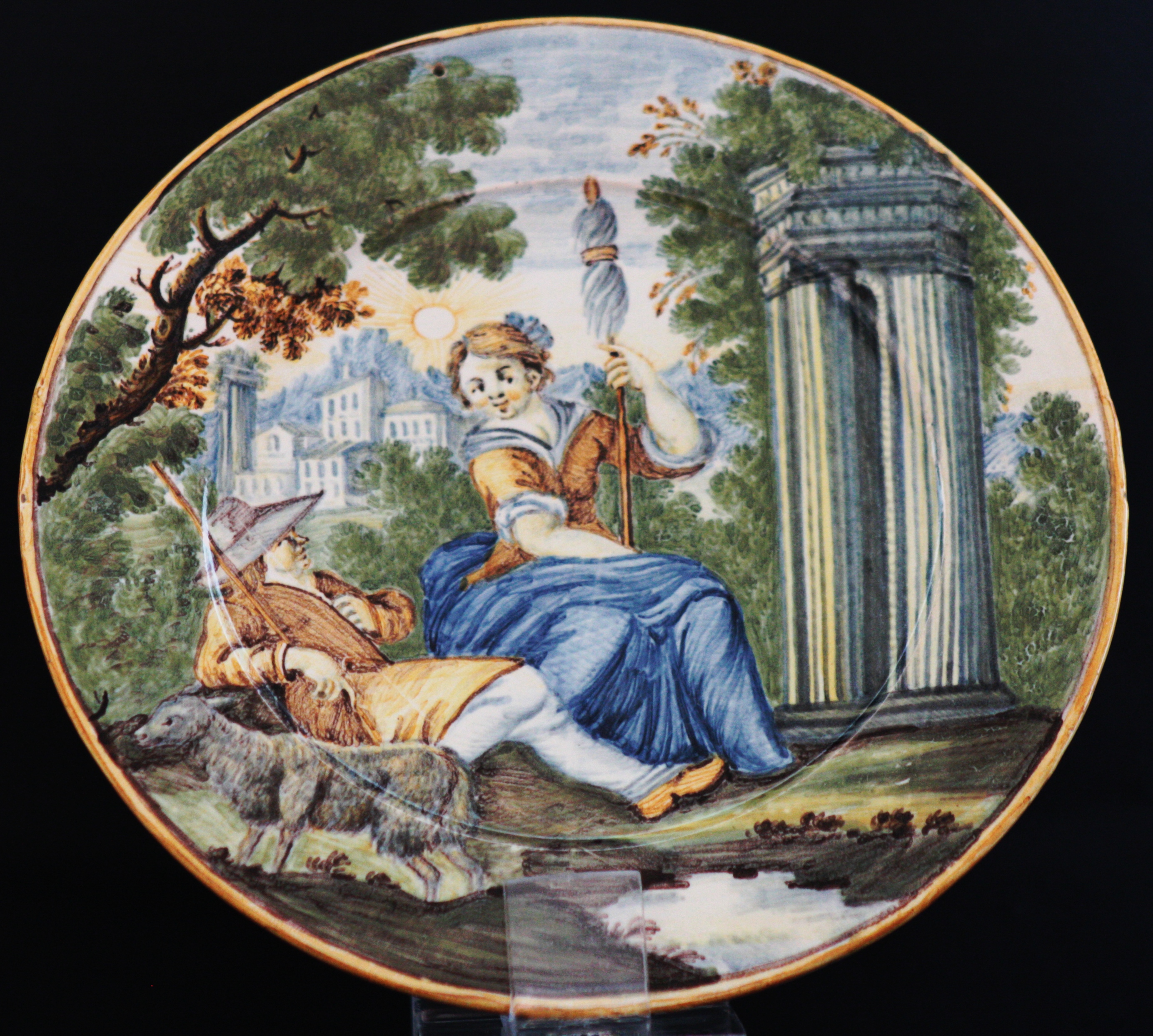 piattello, opera isolata di Cappelletti Nicola (bottega) - bottega di Castelli (metà sec. XVIII)