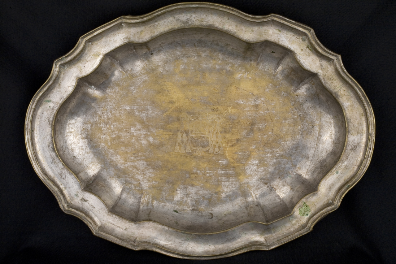 bacile, elemento d'insieme - manifattura romana (prima metà XIX)