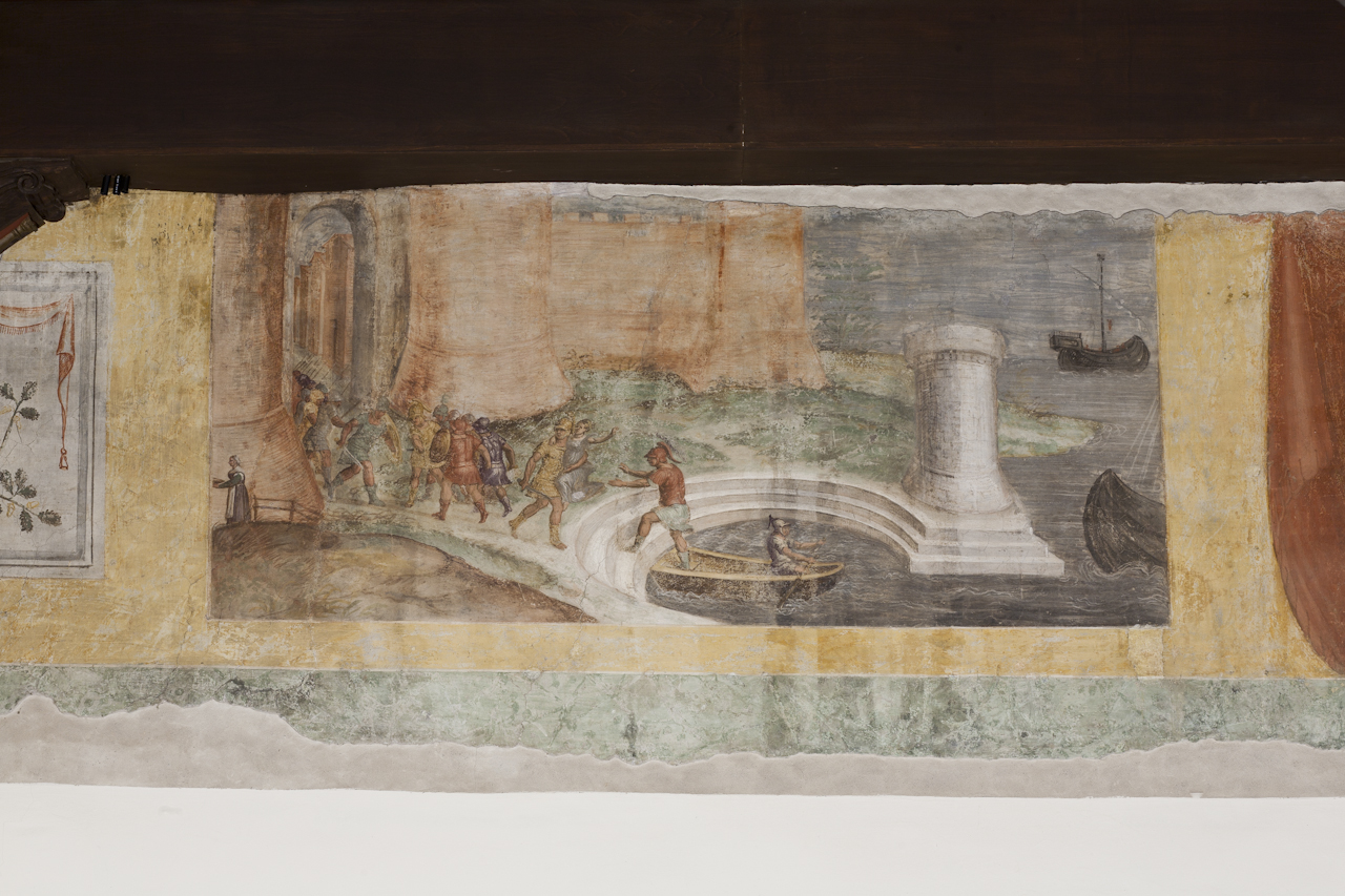 ratto di Elena (dipinto, elemento d'insieme) - ambito romano (XVI)