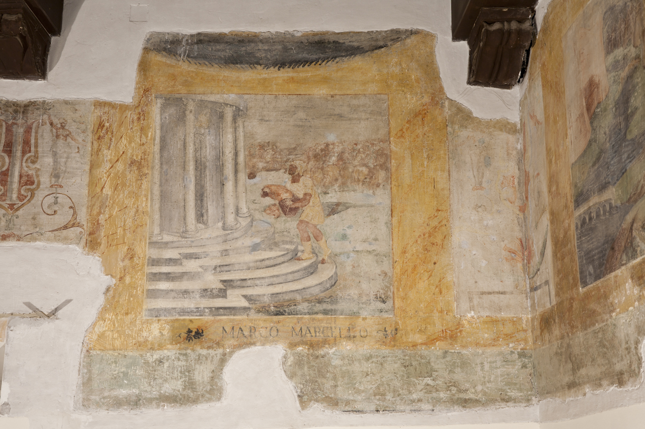 Marco Cluadio Marcello (dipinto, elemento d'insieme) - ambito romano (XVI)