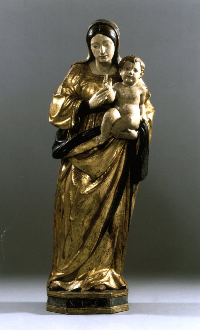 Madonna con Bambino (scultura) di Giovanni Da Nola (attribuito) (primo quarto sec. XVI)