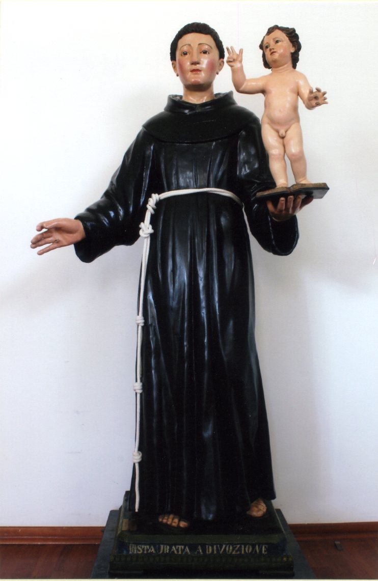 Sant'Antonio di Padova con il Bambino (scultura) - bottega napoletana (primo quarto sec. XIX)