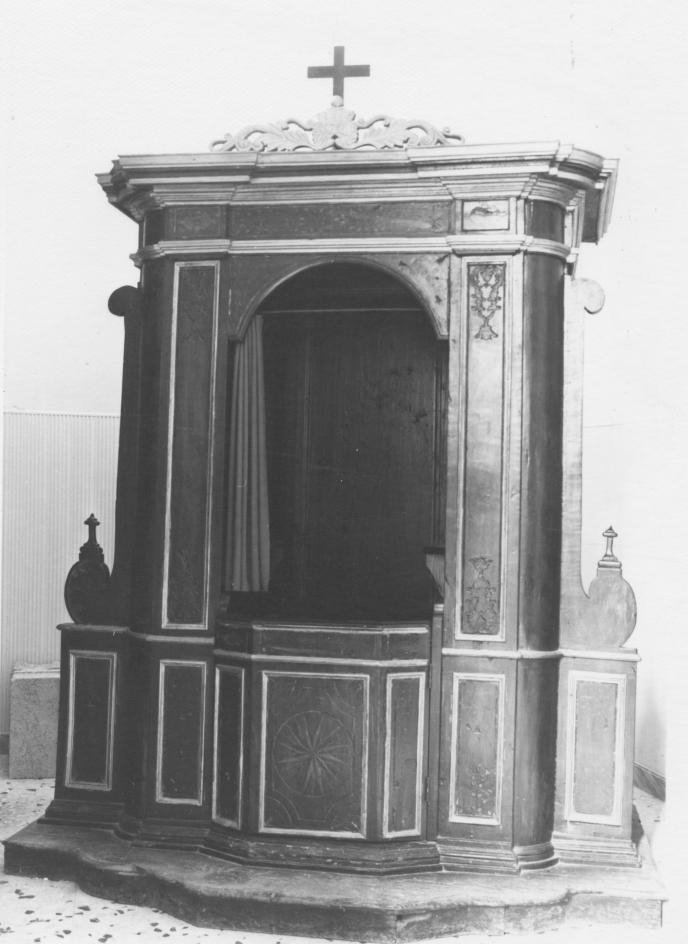 confessionale - bottega lucana (seconda metà sec. XVIII)