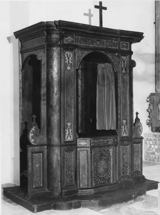 confessionale - bottega lucana (seconda metà sec. XVIII)