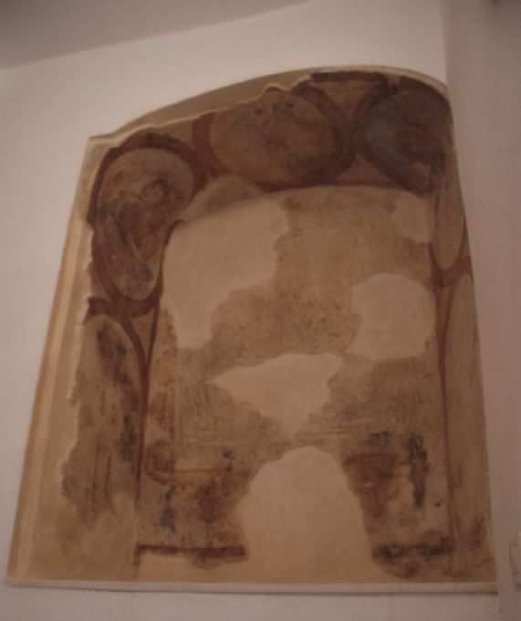 Colomba dello Spirito Santo fra Angeli e Sant’Antonio di Padova (dipinto) - ambito lucano (XVI sec)